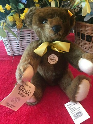STEIFF Classic Teddy 1909, #000447, Jointed, 14”, Growler, NEW