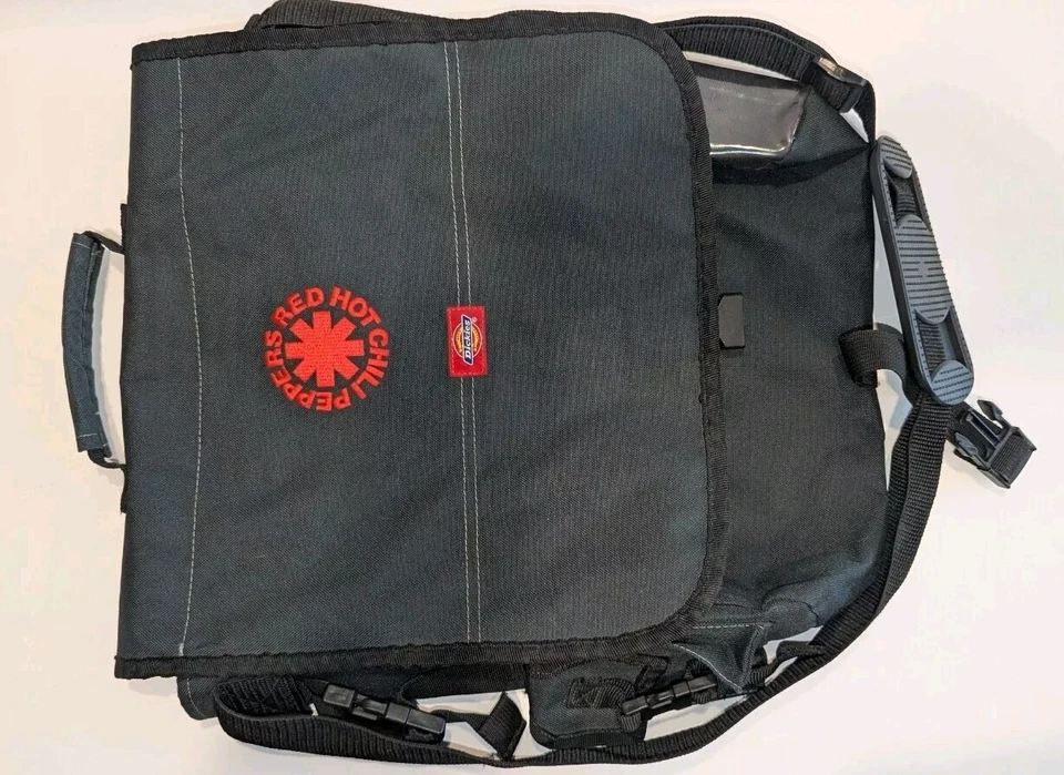 Bolso Mensajero Red Hot Chili Peppers RHCP Dickies Negro Lona Bordado Raro  Foto 3 de 4