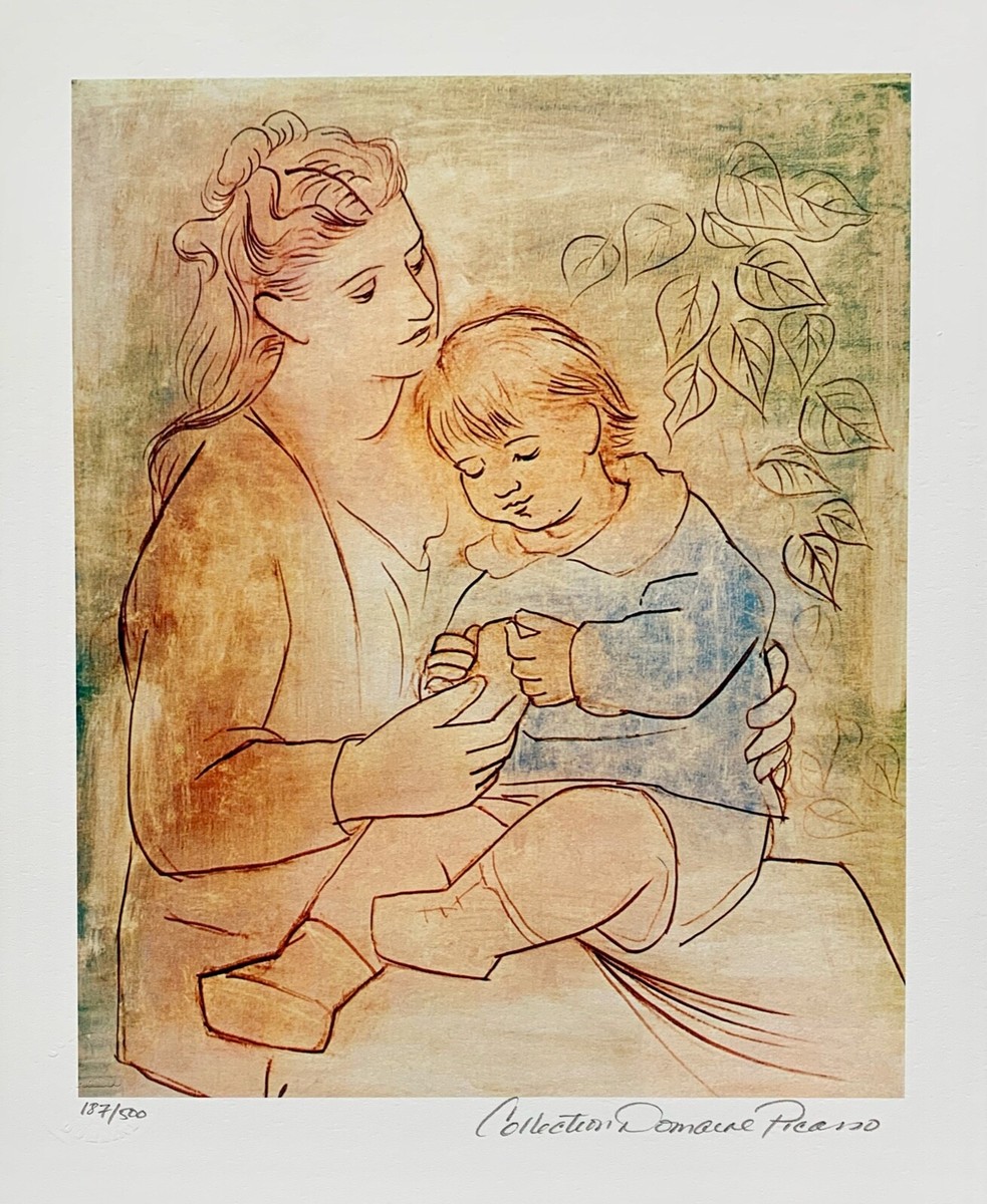 Pablo Picasso 母と子 ジークレー Pablo Picasso Mother and Child Unmatted Print – The Art
