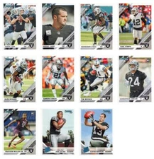 2019 Donruss Team Set Raiders Carr Brown Lynch Jacobs Renfro + Variation + RC