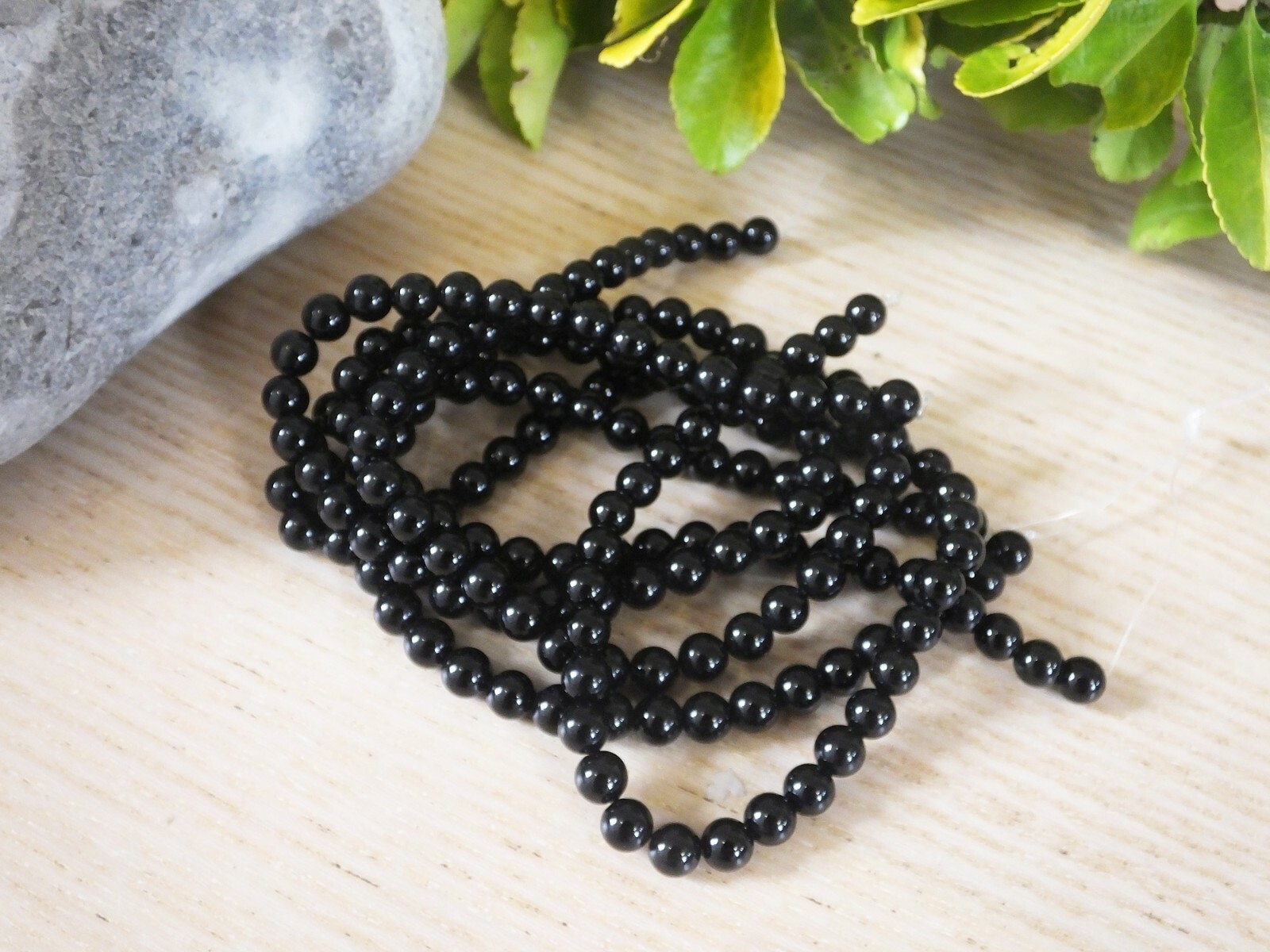 Perles en Onyx Naturel 6mm Lot de 120 Pierres Brutes pour Bracelet Lithothérapie