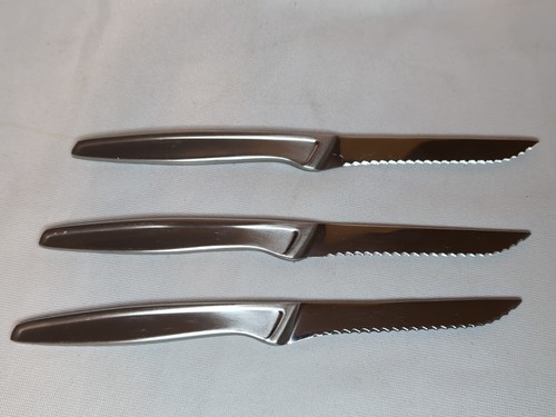 J.A. Henckels Stainless Steel Serrated Steak 8" Knife Knives Lot Of 3 #35199-100 - Picture 2 of 12