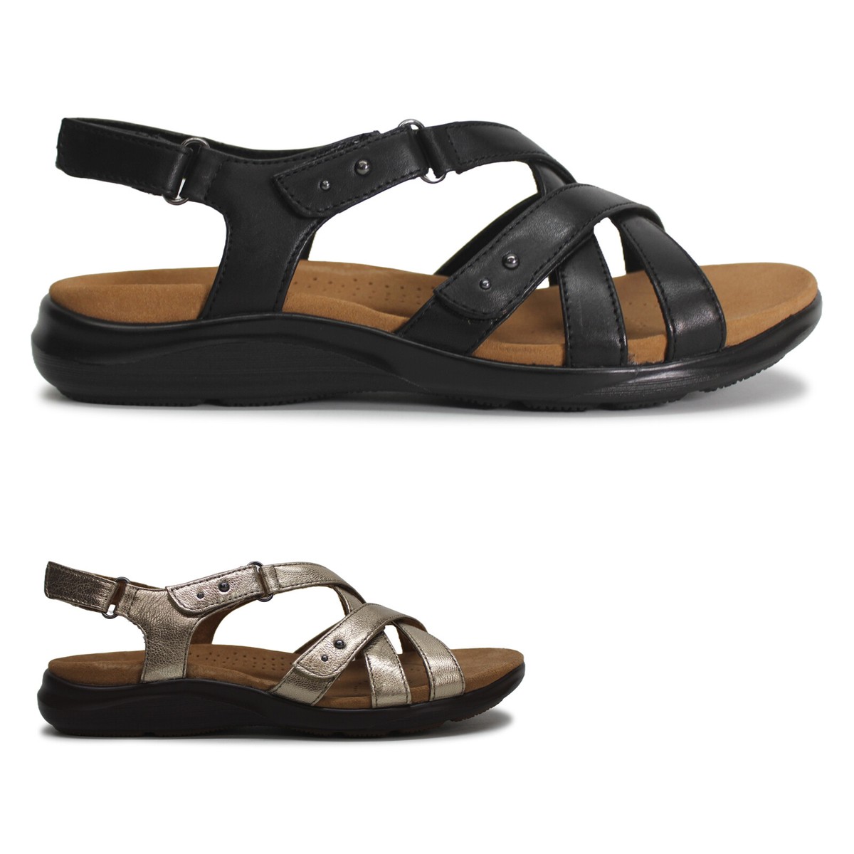 (取寄) クラークス レディース キトリー スライド Clarks women Kitly Slide Black Leather 取寄) クラークス レディース キトリー スライド Clarks women Kitly