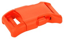 10 - 1 Inch Neon Orange YKK Contoured Side Release Plastic Buckle