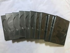 Lot of 25 DVD/CD Cases Media Black Double Disk