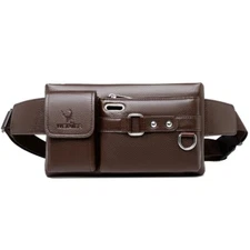 Fashion Single-Shoulder Multi-Function Large Capacity Waist Bag Men s Chest Bags