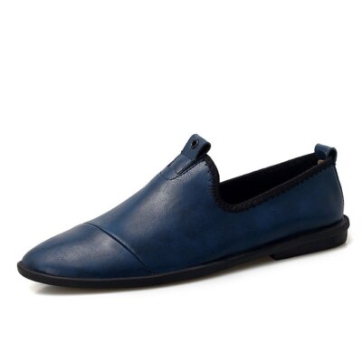 Fashion Man's Cow Split Casual Shoes Comfortable Loafer Moccasins Driving Shoes 