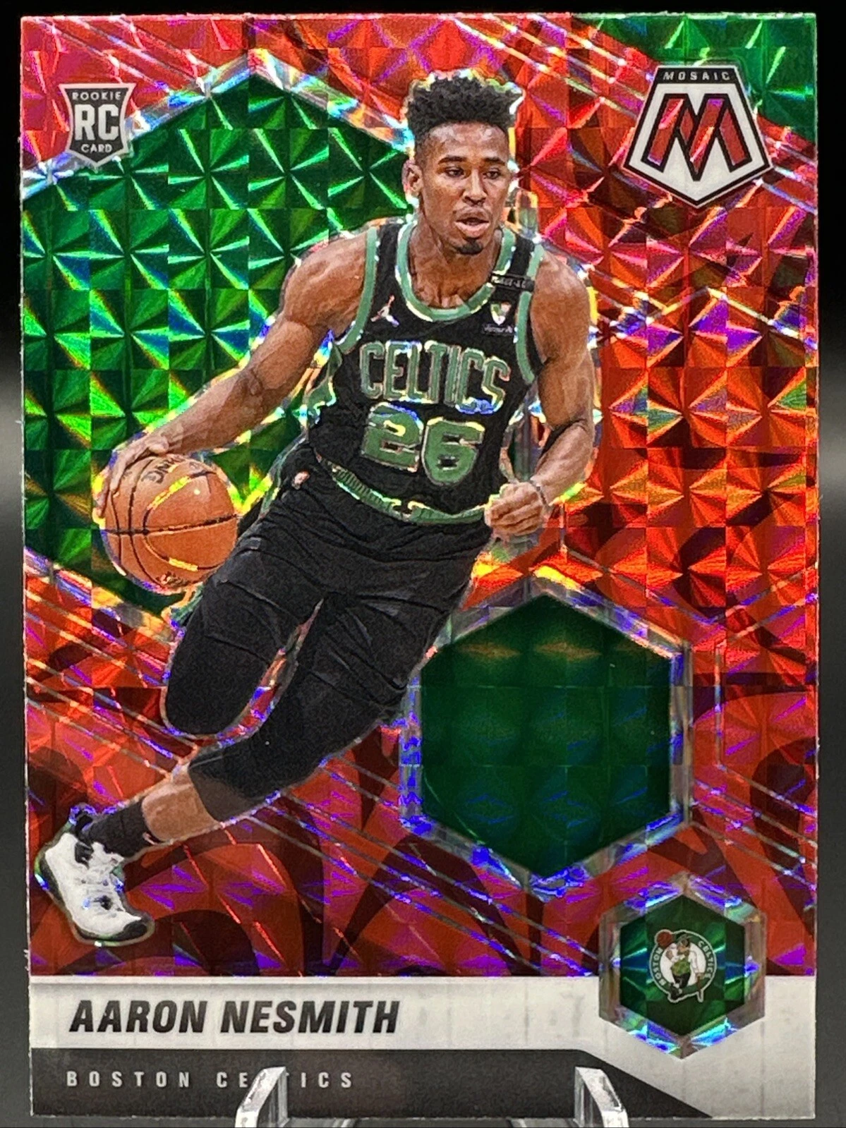 Aaron Nesmith #227 Rookie Reactive Red Prizm 2020-21 Panini Mosaic