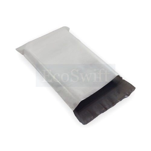 25 Buste Autosigillanti 6 x 8 EcoSwift Bianco Poly Mailers 1,7 MIL - Foto 2 di 5