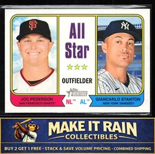 Joc Pederson / Giancarlo Stanton 2023 Topps Heritage #337 Baseball