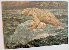 Polar Bear ADRIFT 400 piece jigsaw puzzle, Zag Zaw Tuck circa 1920