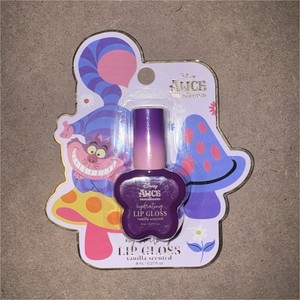 Disney Alice in Wonderland Hydrating Lip Gloss Purple Vanilla Shine 8 mL