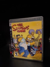 The Simpsons Game (Sony PlayStation 3, 2007) CIB Clean and Nice Copy. ShipInBox