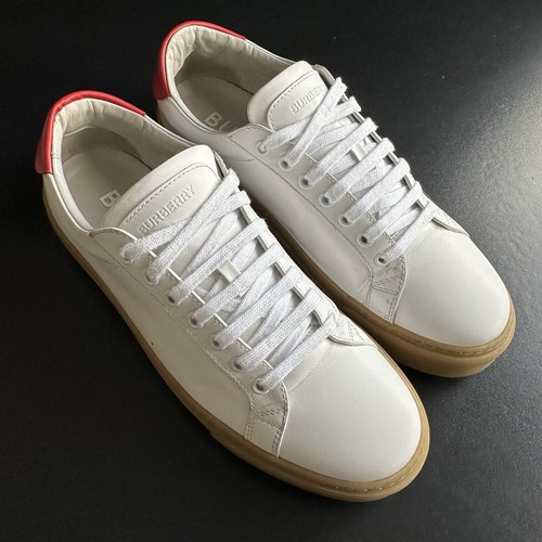 Burberry Rangleton Low Top Casual Sneakers in White Men's EU 43 = US 9.5 - Picture 2 of 15