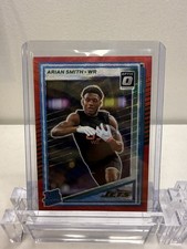 Panini Donruss Optic Rated Rookie Red Wave Prizm Arian Smith #386 Jets NFL 2025