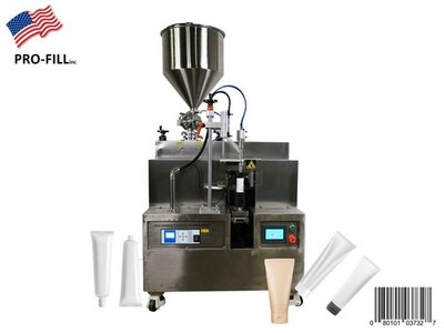Automatic Cosmetic Piston Liquid Filling Machine with Induction Tube Sealing