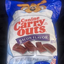 Canine Carry Outs Bacon Flavor Dog Treats, 47Oz Bag