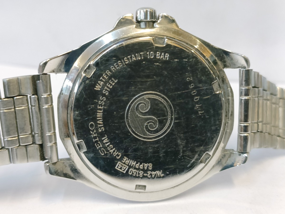 ◎新品電池【SEIKO】WATER RISISTANT 【7N42-0EX0】黒 2025年最新】Yahoo!オークション -seiko 7n42(その他)の中古品