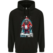 Yule Yeti Funny Christmas Bigfoot Sasquatch Xmas Mens 80 Cotton Hoodie