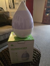 1by One Cool Mist Ultrasonic Humidifier With 7 Colour Night Light 1.3L Used .  