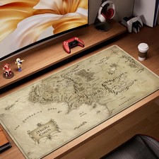 Middle Earth Mouse Pad L-Lords of Rings Computer Desk Mat Gamer Keyboard Mat Sti