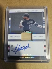 2021 Panini Yoan Moncada Treasured Material Signatures Autograph Gold 10/10