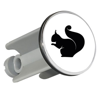 Waschbeckenstöpsel Eichhörnchen Silhouette Geschenkidee Eichhörnchen Geschenk Pr
