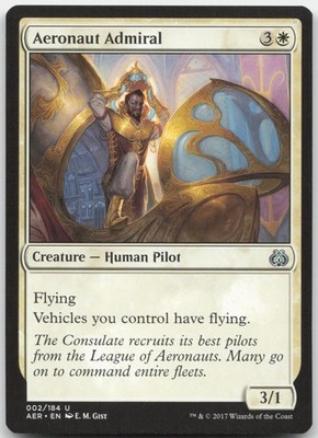 Aeronaut Admiral - Aether Revolt - Uncommon - Magic: The Gathering