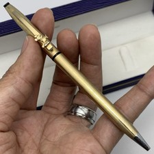 Vintage BALLPOINT PEN Mickey Mouse Walt Disney Prod. Gold Tone