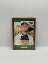 Dallas Braden, Oakland Athletics, 2007 Bowman, Gold, Rookie, #BDP35