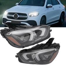 Right / Left LED Headlight Fit 2020-2023 Mercedes GLE DRL OE Style Pair