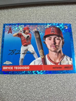 2025 Topps Chrome Platinum Bryce Teodosio #286 Blue Numbered /199 AM263 