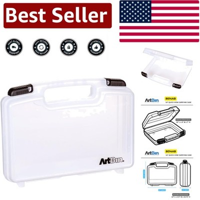 Quick View 14'' Art Supply Storage - Lockable, Lightweight & Easy to Transport