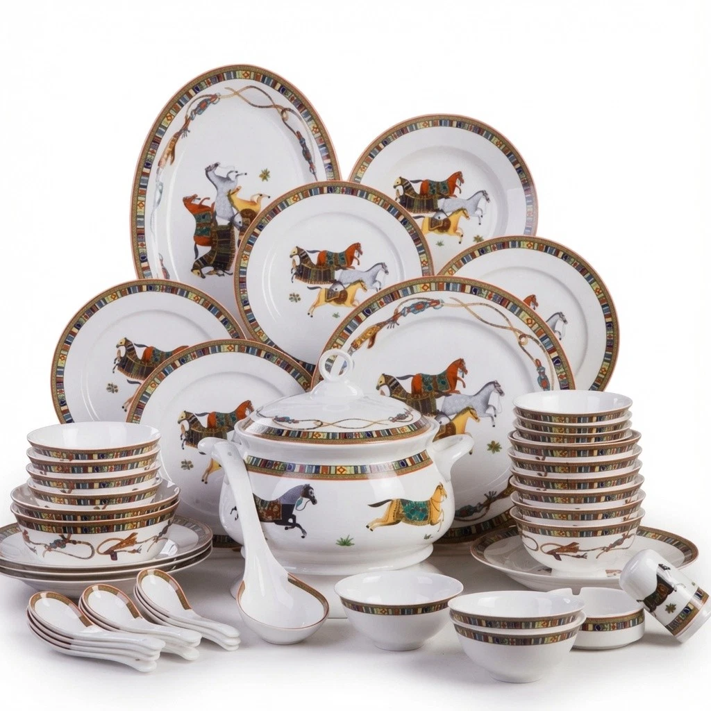 Gold Bone China Dinner Service Sets for sale - eBay