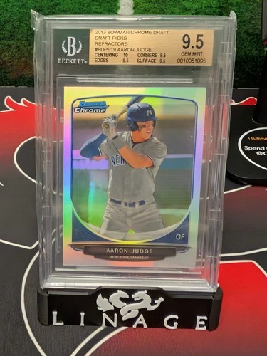 Aaron Judge 2013 Bowman Chrome Draft Picks Refractor #BDPP19 BGS 9.5GEM MINT+