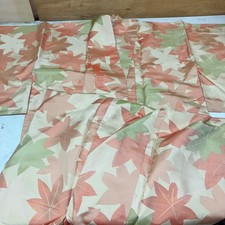 Japanese Vintage Kimono Yellow Plaid Check Retro Wafo