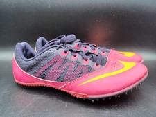 NIKE ZOOM RIVAL S SPRINT TRACK SPIKE Shoes Women's Size 7 Pink Black Yellow