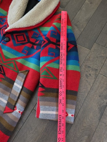 Vintage Pendleton High Grade Western Wear Aztec Southwest Wool Jacket SIZE 40 - Picture 9 of 12