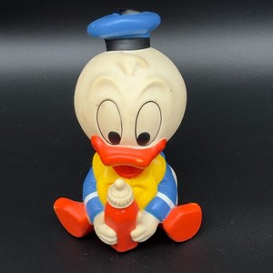 Vintage 1986 Baby Donald Duck 6" Squeak Toy — Shelcore / Disney Original!!