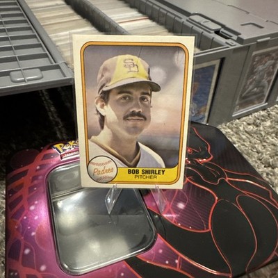 1981 Fleer San Diego Padres Baseball Card #495 Bob Shirley Free Ship