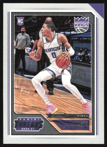 2020-21 Panini Chronicles Threads Tyrese Haliburton RC #91 Sacramento Kings