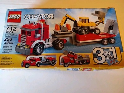 LEGO Creator 31005 Construction Hauler 3-in-1 256 Pcs New Sealed Box Wear