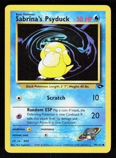 Pokemon Sabrina's Psyduck 99/132 Unlimited Common Gym Challenge (NM) on eBay
