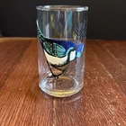 Anchor Hocking BLUE JAY Glasses Song Bird Woodland Tumblers Juice Vintage