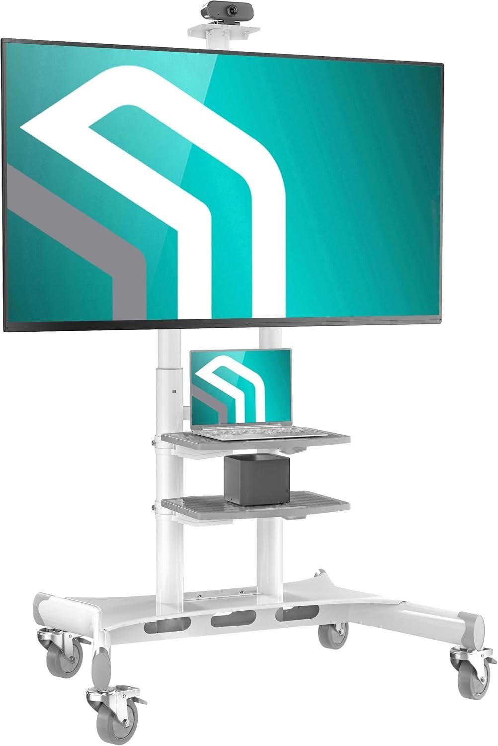 On Wheels For 50-86 Inch Tvs, Max Load Up To 233 Lbs