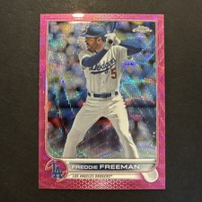 2022 Topps Chrome Update - Pink Wave Refractor USC54 Freddie Freeman