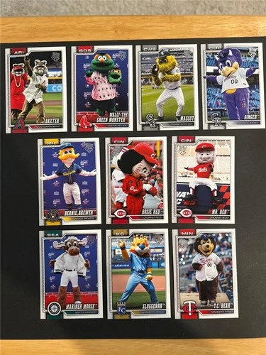 2026 Topps Celebration Mascot Complete Insert Set 30 Cards