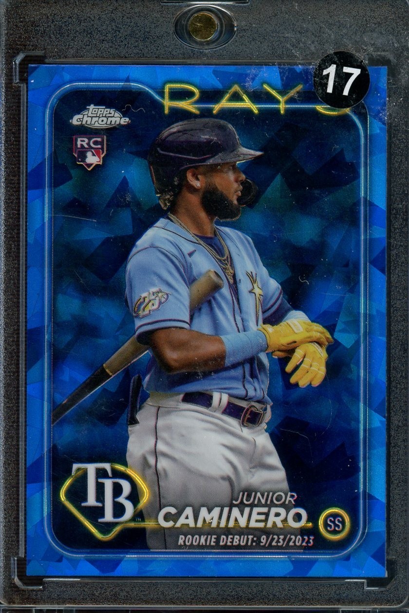 Junior Caminero RC 2024 Topps Chrome Update Sapphire Edition #USCS223