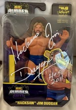 MAJOR Big Rubber Guys Hacksaw Jim Duggan - Series 6  - AUTOGRAPHED JSA