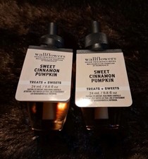 Lot of 2 SWEET CINNAMON PUMPKIN Wallflower Refill Bulbs Bath Body Works